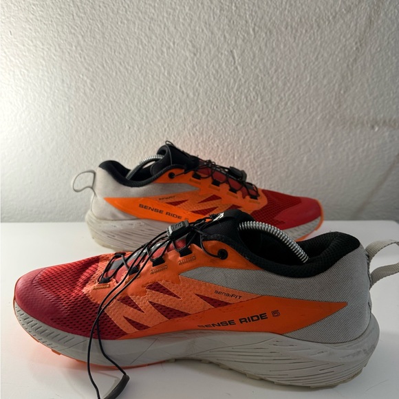 Salomon Red and Orange Athletic Shoes for Men - Picture 5 of 11